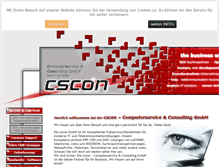 Tablet Screenshot of cscon.de